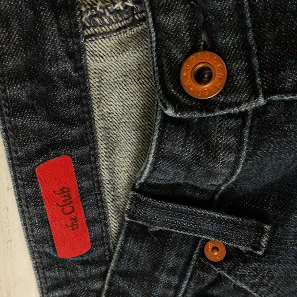 AG the Club Low Rise Bootcut Flare Medium Dark Wash Blue Denim Jeans 30R - Picture 10 of 15